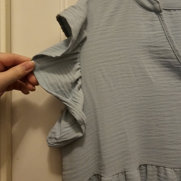 EUC Zenana Ruffled Top - L - Picture 3 of 6